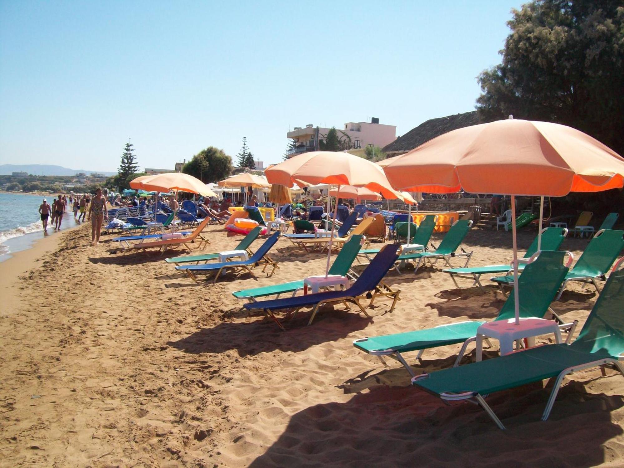 Kato Stalos Beach Экстерьер фото