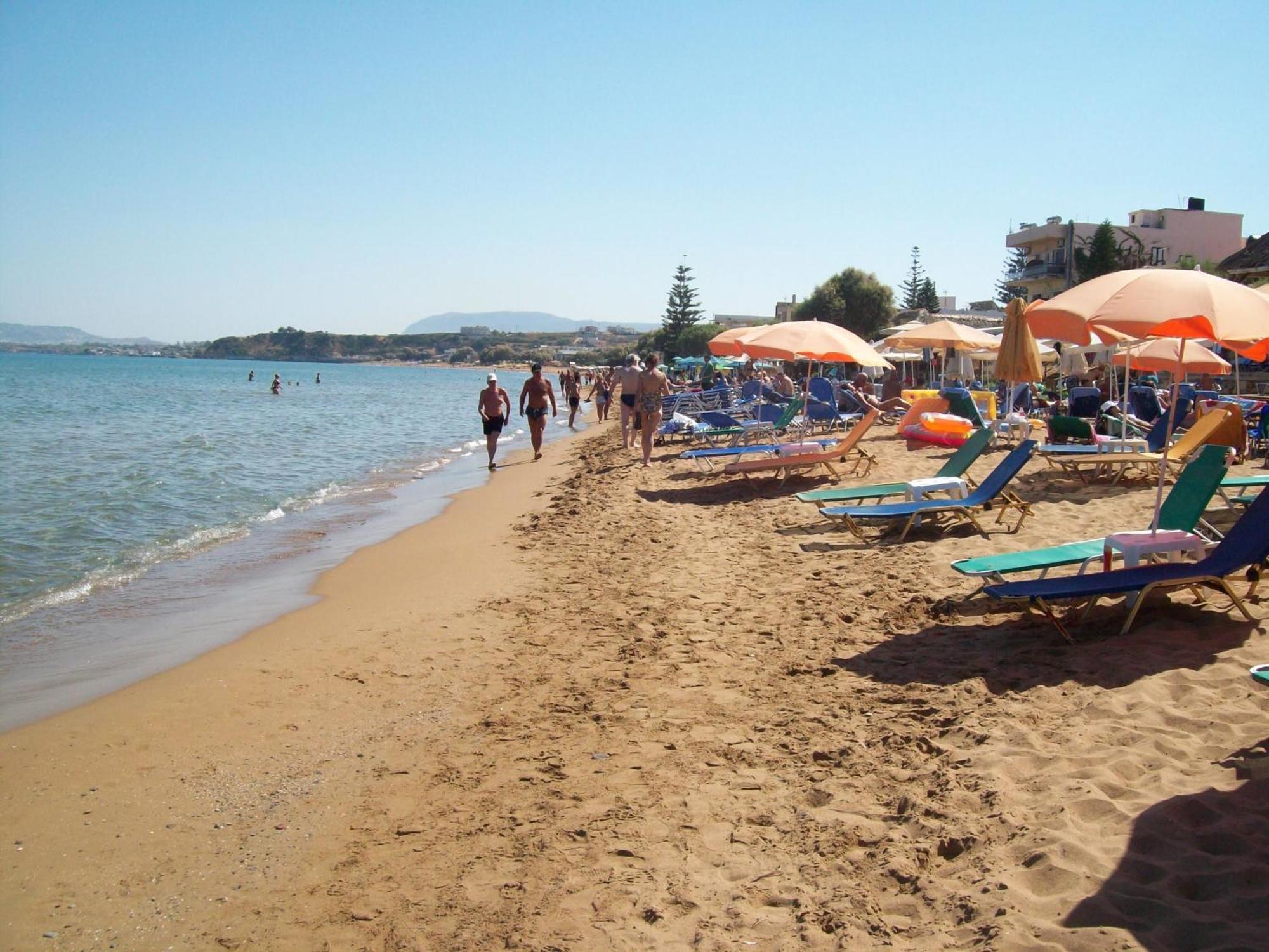 Kato Stalos Beach Экстерьер фото